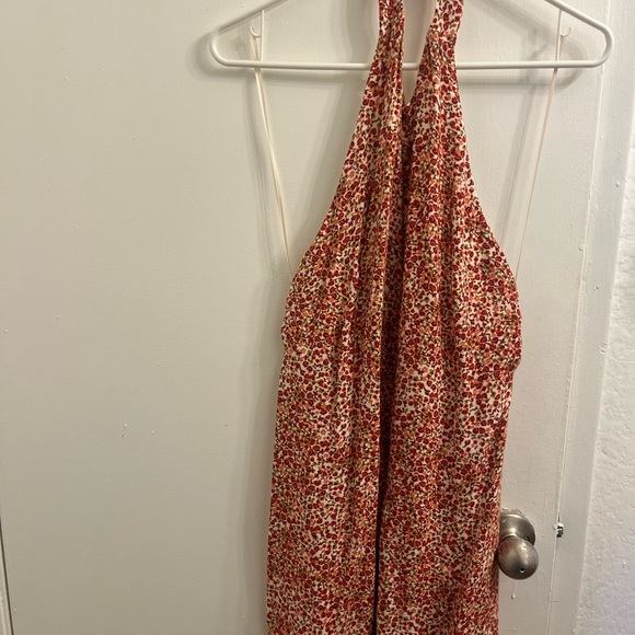 Reformation Avielle Dress - Floral Halter Backless Dress - Picture 8 of 8